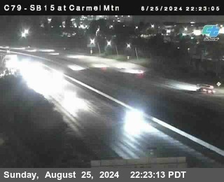 NB 15 at Carmel Mountain Rd.