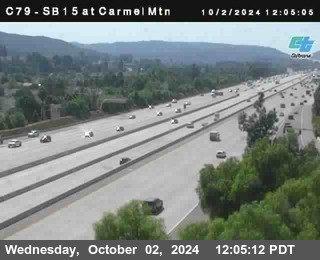 NB 15 at Carmel Mountain Rd.