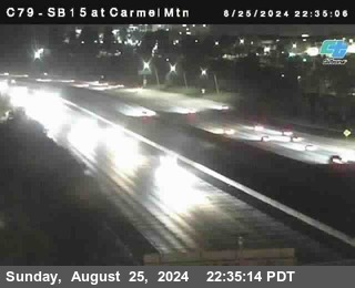 NB 15 at Carmel Mountain Rd.