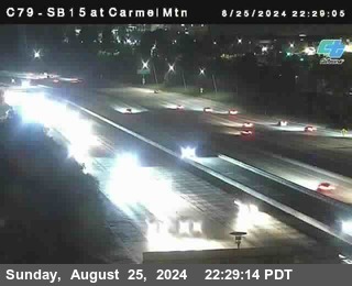 NB 15 at Carmel Mountain Rd.