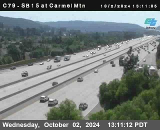 NB 15 at Carmel Mountain Rd.