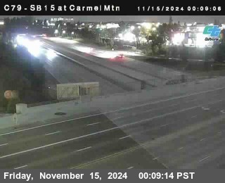 NB 15 at Carmel Mountain Rd.