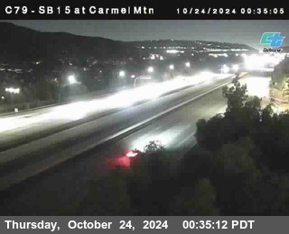 NB 15 at Carmel Mountain Rd.