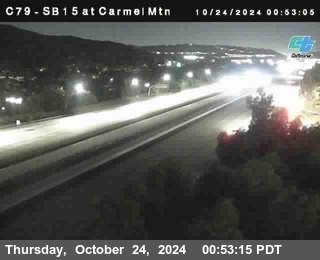 NB 15 at Carmel Mountain Rd.