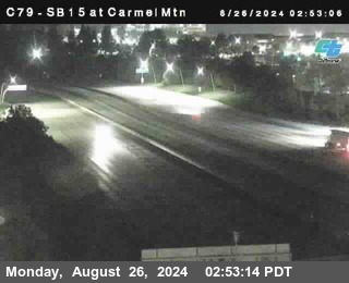 NB 15 at Carmel Mountain Rd.