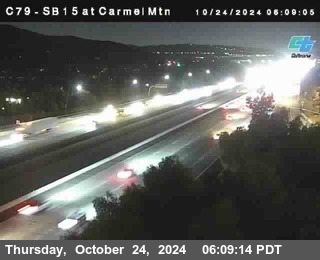 NB 15 at Carmel Mountain Rd.