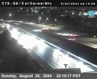 NB 15 at Carmel Mountain Rd.