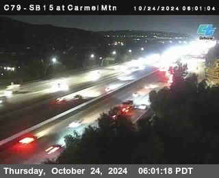 NB 15 at Carmel Mountain Rd.