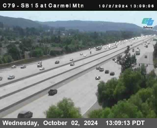 NB 15 at Carmel Mountain Rd.