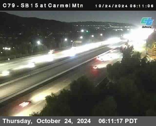 NB 15 at Carmel Mountain Rd.