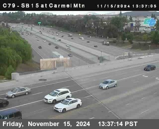 NB 15 at Carmel Mountain Rd.