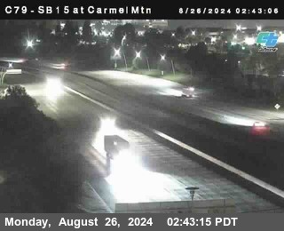 NB 15 at Carmel Mountain Rd.