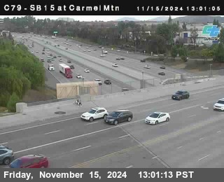 NB 15 at Carmel Mountain Rd.