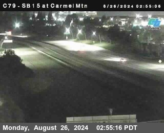 NB 15 at Carmel Mountain Rd.