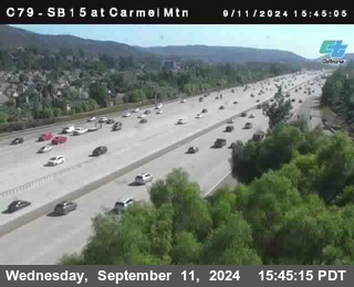 NB 15 at Carmel Mountain Rd.