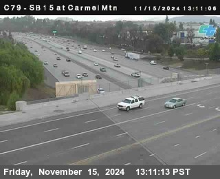 NB 15 at Carmel Mountain Rd.