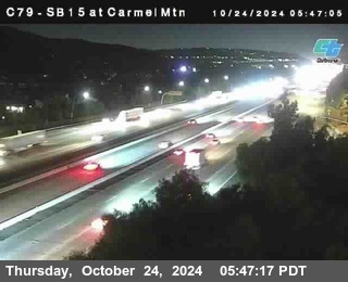 NB 15 at Carmel Mountain Rd.