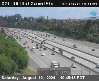 NB 15 at Carmel Mountain Rd.