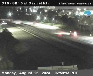 NB 15 at Carmel Mountain Rd.