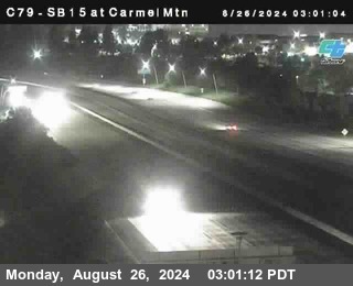 NB 15 at Carmel Mountain Rd.