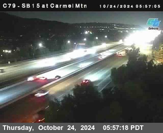 NB 15 at Carmel Mountain Rd.