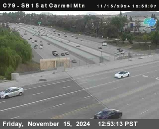 NB 15 at Carmel Mountain Rd.