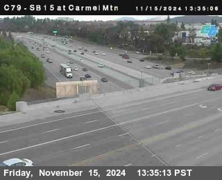 NB 15 at Carmel Mountain Rd.