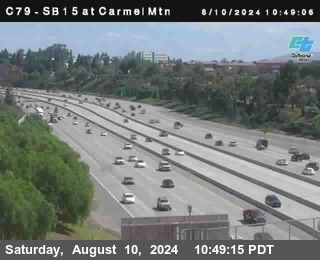 NB 15 at Carmel Mountain Rd.