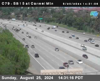 NB 15 at Carmel Mountain Rd.