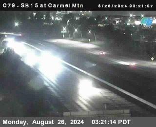 NB 15 at Carmel Mountain Rd.