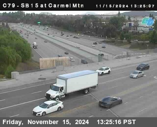 NB 15 at Carmel Mountain Rd.