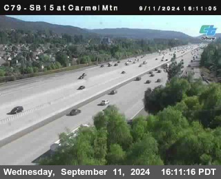 NB 15 at Carmel Mountain Rd.