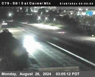 NB 15 at Carmel Mountain Rd.