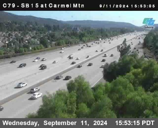 NB 15 at Carmel Mountain Rd.