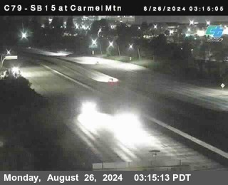 NB 15 at Carmel Mountain Rd.