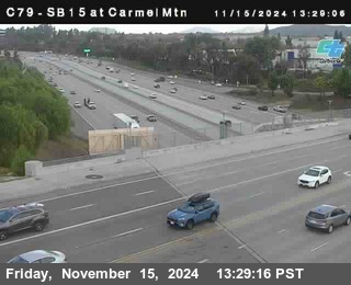 NB 15 at Carmel Mountain Rd.