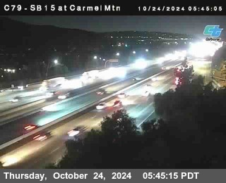 NB 15 at Carmel Mountain Rd.