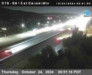 NB 15 at Carmel Mountain Rd.