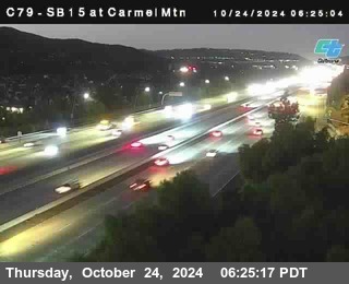 NB 15 at Carmel Mountain Rd.