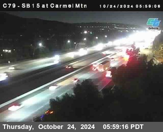 NB 15 at Carmel Mountain Rd.