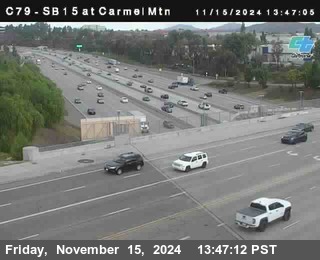 NB 15 at Carmel Mountain Rd.