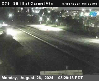 NB 15 at Carmel Mountain Rd.