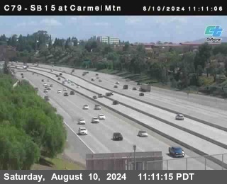 NB 15 at Carmel Mountain Rd.