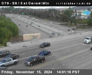 NB 15 at Carmel Mountain Rd.