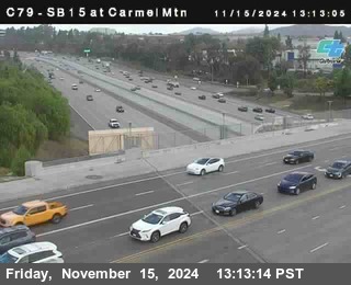 NB 15 at Carmel Mountain Rd.