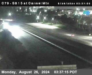 NB 15 at Carmel Mountain Rd.