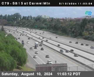 NB 15 at Carmel Mountain Rd.