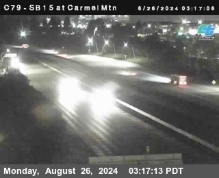 NB 15 at Carmel Mountain Rd.