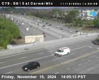 NB 15 at Carmel Mountain Rd.