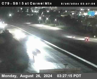 NB 15 at Carmel Mountain Rd.